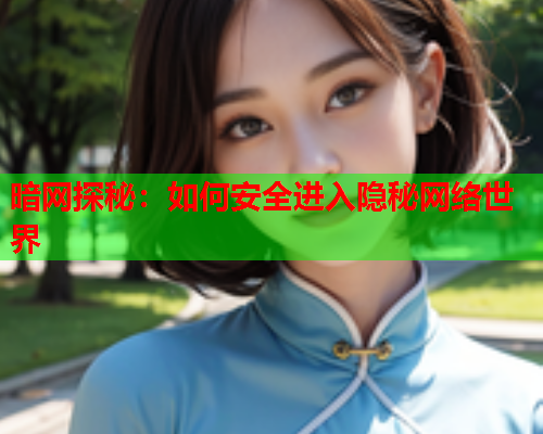 暗网探秘：如何安全进入隐秘网络世界